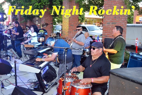 There is good music at the Friday night Rockin' the Arbor. A huge crowd showed up for the Rockin' opener June 1.